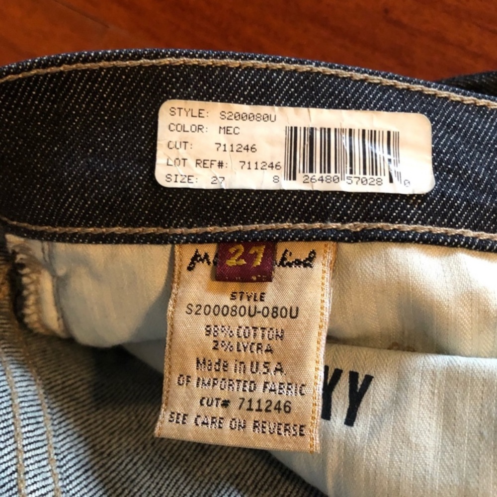 New Sexy 7 For All Mankind Pencil Denim Jean Skirt Size 27 - Picture 7 of 8